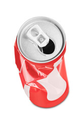 Crushed Beverage Can