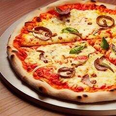 A slice of cheese pizza.