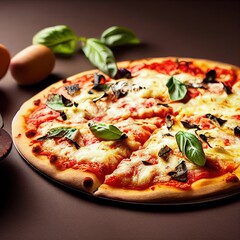 A delicious slice of cheese pizza.
