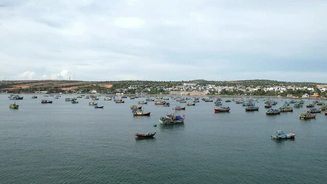 The Fishing village in Mui Ne Vietnam