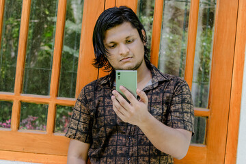 The hairy boy portrait photo action