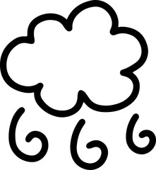 hand draw weather element