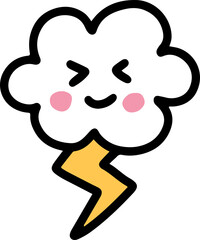 hand draw weather element