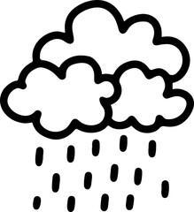 hand draw weather element