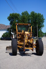 Construction Motor Grader left unused. 
