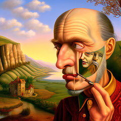 Surreal Landscape Portrait