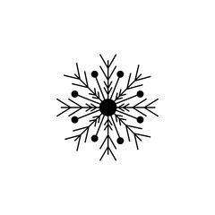 snow flakes icon illustration vector