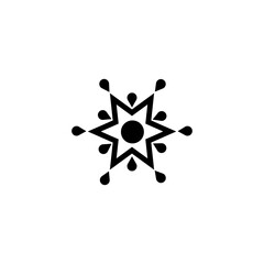 snow flakes icon illustration vector