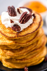 Pumpkin pancakes