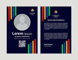 Full Color ID Card Template © ardi