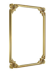 Naklejka premium gold decorative frame