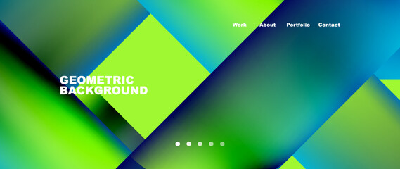 Minimal geometric abstract background. Circle and line design. Trendy techno business template for wallpaper, banner, background or landing