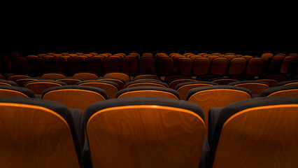 Sièges dans une salle de spectacle