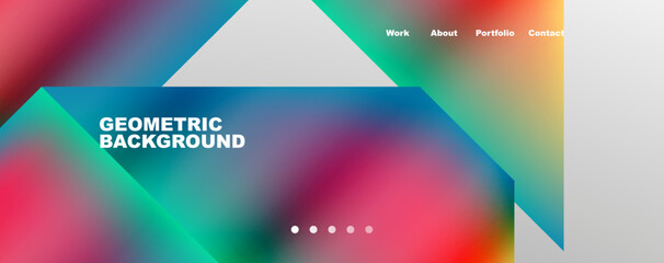 Dynamic lines, triangles, rectangles geometric abstract background. Vector Illustration For Wallpaper, Banner, Background, Card, Book Illustration, landing page