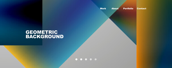 Dynamic lines, triangles, rectangles geometric abstract background. Vector Illustration For Wallpaper, Banner, Background, Card, Book Illustration, landing page