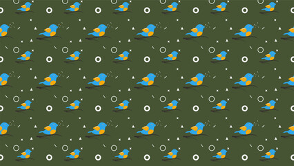 Green Merry Christmas Pattern