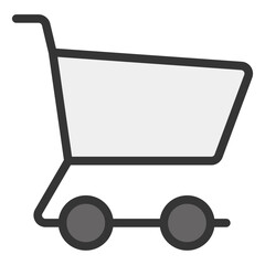 Cart filled line icon