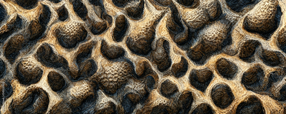 Sticker leopard fur texture