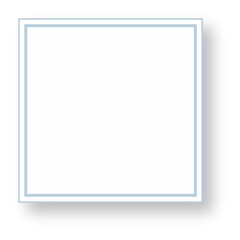 Fototapeta premium Square frame with shadows on the background.