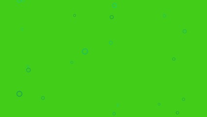 Aqua green bubbles fast floating to surface of water on the green screen - Powered by Adobe