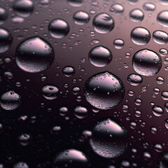 Water drops on glass surface texture
