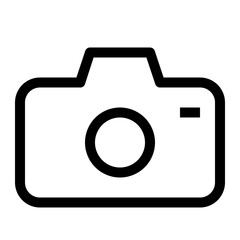Icon Camera With Style Outline