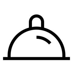 Icon Cloche With Style Outline