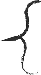 Sketchy signs chalk marker vector illustration. Chalk style symbols for hand drawn diagrams, mind maps and communication drawings