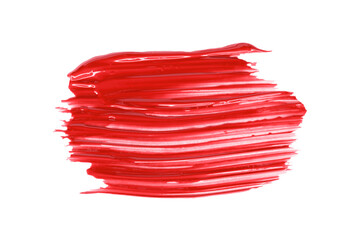 red shiny brush isolated on transparent background red watercolor png