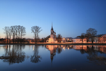 vologda church landscape russia religion orthodoxy panorama