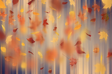 falling autumn leaves background abstract seasonal backdrop october