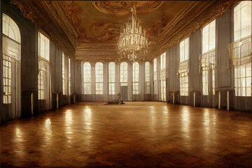 French palace hall