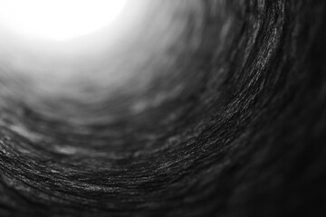 curved grey surface texture abstract tube