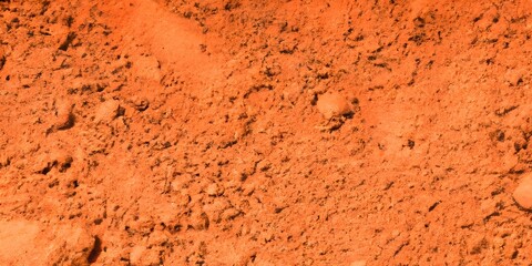 Full frame image of textured stucco in bright terracotta color. High resolution texture of plaster for 3d models, background, pattern, poster, collage, gift wrap, wallpaper etc