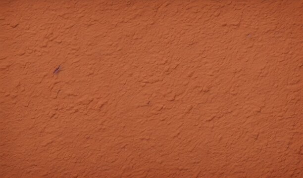 Full frame image of textured stucco in bright terracotta color. High resolution texture of plaster for 3d models, background, pattern, poster, collage, gift wrap, wallpaper etc