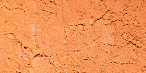 Wall texture detail in terracotta