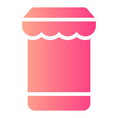 online shop gradient icon