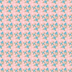 Fototapeta premium Little flowers seamless pattern 