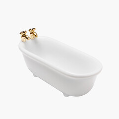 bath tub isolated on white
