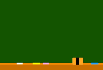 シンプルな黒板　背景