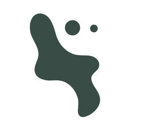 Abstract blots or stains. PNG.