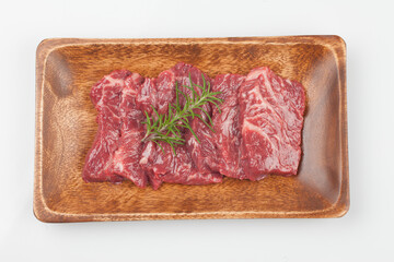 raw meat, beef, fresh, indoor, cooking, meat, food, ingredients, skirt meat, Korea,생고기,소고기,신선,실내,요리,육류,음식,음식,재료,치마살,한국,