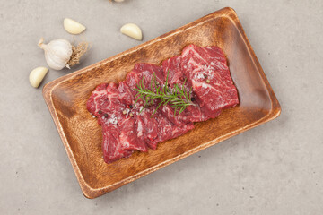 raw meat, beef, fresh, indoor, cooking, meat, food, ingredients, skirt meat, Korea,생고기,소고기,신선,실내,요리,육류,음식,음식,재료,치마살,한국,