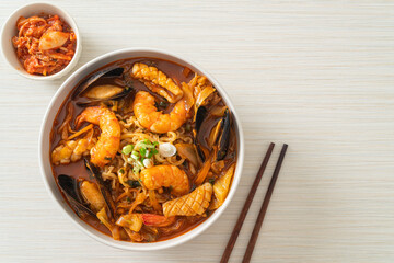 Jjamppong -  Korean Seafood Noodle Soup