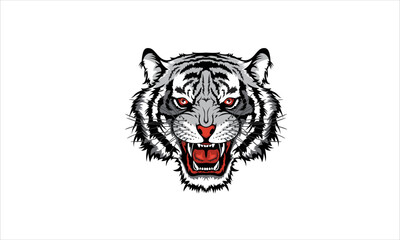 Tiger Head Vector