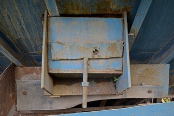 part of old abandoned factory