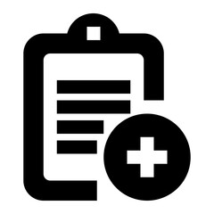 Icon Add Assignment With Style Glyph