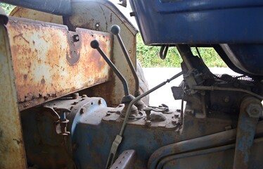 old tractor machinery 