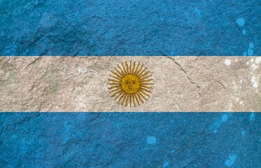 Argentinian flag texture as background