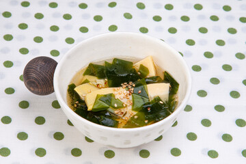 筍とワカメの韓国風スープ